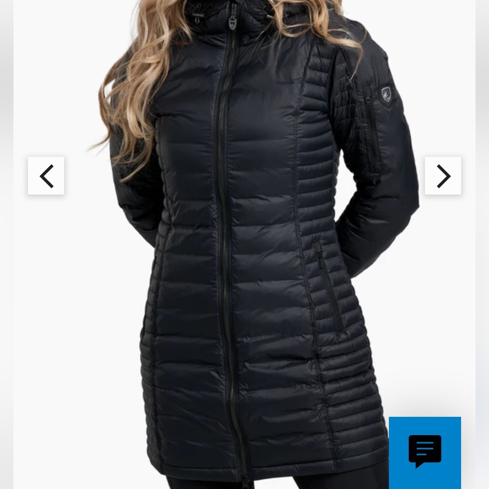 KÜHL Long puffer, black